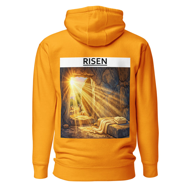 risen christian hoodie front view