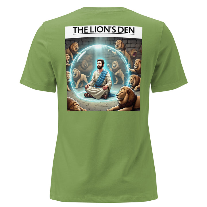 religious streetwear lion den t shirt